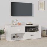 The Living Store TV omarica bela 100x35x40 cm inženirski les - TV Omarica, (21375567) Cene