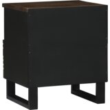  Noćni ormarići 2 kom 40x33x46 cm Masivna orahovina | shoptok.hr