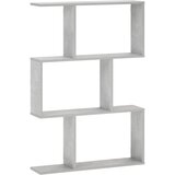  Zidna polica Betonska siva 72 x 17 x 105 cm prerađeno drvo | shoptok.hr