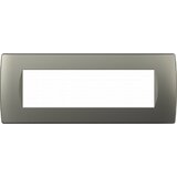 TEM Okvir za modularne vtičnice in stikala Soft (7 modulov, barva titana) | Shoptok.si
