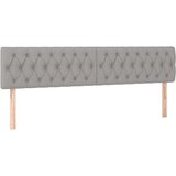vidaXL Box spring postelja z vzmetnico svetlo siva 120x190 cm blago | Shoptok.si