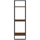  Zidna polica s 3 razine smeđa boja hrasta 30x25x100 cm drvena | Eponuda.ba