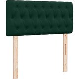 Box spring krevet s madracem tamnozeleni 90x200 cm baršunasti | shoptok.hr