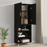 Viseći Viseča stenska omarica črna 69,5x34x90 cm, (20820883) | Shoptok.si