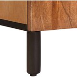  Kreveta Finš acacije smeđa 60 x 33 5 x 75 cm Čvrsto drvo manga | shoptok.hr