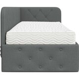  Kutni okvir kreveta Tamno siva 80 x 200 cm tkanina | shoptok.hr