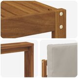  Set vanjskih sofa 9 kom. Prirodna i svijetlo siva | shoptok.hr