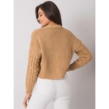 Sublevel D90031J90792A1-camel sweater | Shoptok.si