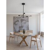 Nova Luce Črna aluminijasta LED zatemnitvena viseča svetilka s senčilom iz akrilnega stekla ø 100 cm Nordik – | Shoptok.si