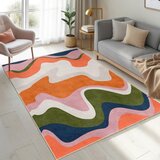 Mila Home Oranžen pralen tekač 80x200 cm Squiggly Orange – | Shoptok.si