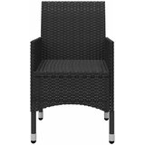  5-dijelni vrtni blagovaonski set crni | shoptok.hr