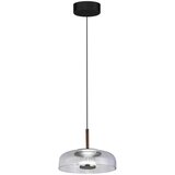  LED luster na sajli VETRO, LED 6W, 230V, prečnik 23 cm, siva/crna | Eponuda.com