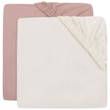 Jollein® 2 dijelni set plahte za dječji krevetić 70x140 wild rose/ivory Cijene