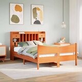  Posteljni okvir brez vzmetnice vošč. rjav 150x200 cm borovina, (21607784) | Shoptok.si