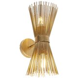 QAZQA Art Deco stenska svetilka zlata 2-luč - Metla Cene