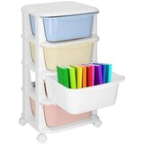  Ha0214 mobilni ormar na kotačima s 4 ladice | shoptok.hr