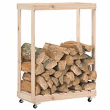  Držač za cjepanice s kotačima 76,5x40x108 cm masivna borovina | Eponuda.ba