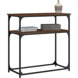  Konzolni stol smeđa boja hrasta 75x35,5x75 cm konstruirano drvo | shoptok.hr
