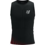  Majica Compressport Pro Racing Singlet Black/High Risk Red - XL | shoptok.hr