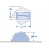 Olimp Sport Šator sa kupolom za treking 2 osobe Grey | ePonuda.com