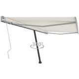  Samostojeća tenda na ručno uvlačenje 450 x 350 cm krem | shoptok.hr
