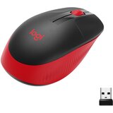 Logitech M190 Full Size Wireless Mouse Red | Eponuda.com