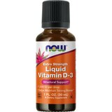 Now Foods Vitamin D3 ekstra močan NOW, 25 µg / 1000 IE (30 ml) Cene