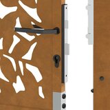 vidaXL Vrtna vrata 105x205 cm Preperevanje dizajn jeklenih listov | Shoptok.si