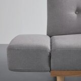 Bessagi Home zofa s posteljno funkcijo felicia, svetlo siva | Shoptok.si