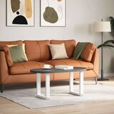  Noge kavne mize v obliki črke U 2 kosa Bela 38x(42-43) cm Jeklo, (21828600) | Shoptok.si