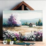  Pokrajina na platnu Kraj, poln skrivnosti (Zbirka Pastelni) | Shoptok.si