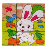  Lesene kocke za otroke z motivi živali | Shoptok.si