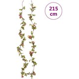  Božićni cvjetni vijenci 6 kom ružičasti 215 cm | shoptok.hr