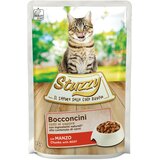 Schesir Stuzzy Komadići mesa kuvani na pari Adult, 100 g - govedina | Eponuda.com