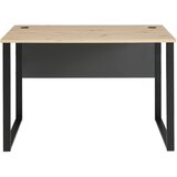 Voleo pisalna miza leseni material, kovina hrast artisan, barve grafita | Shoptok.si