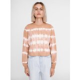 Noisy May Beige Patterned Sweatshirt Joan - Women Cene