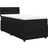 Maison Chic Box spring postelja - Vzmetna postelja z vzmetnico črna 100x200 cm žamet SL23962, (21879734) | Shoptok.si