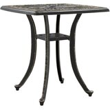 Vrtni stol brončani 53 x 53 x 53 cm od lijevanog aluminija | shoptok.hr