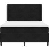 Box spring krevet S LED lampica Crna 140 x 190 cm Baršun | shoptok.hr