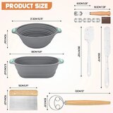 MICHIHOMIE 2x silikonska košarica za vzhajanje testa | Shoptok.si