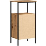 vidaXL Noćni ormarići 2 kom Artisan hrast 41x31x80 cm izrađeno drvo | shoptok.hr