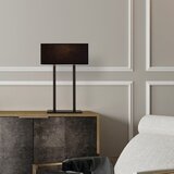 Opviq lights Črna namizna svetilka (višina 52 cm) Salihini – | Shoptok.si