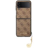 Guess GUHCZF4GF4GBR ovitek Samsung Galaxy Z Flip 4 F721 - rjav Cene