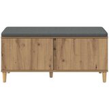  Haldna klop z blazino z vrati Umetni hrast 100 x 38 x 46 cm, (5000155671) | Shoptok.si