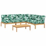  4-dijelni set vrtnih sofa od paleta s jastucima od drva bagrema | Eponuda.ba