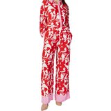 Vila Lahkotne hlače & Harem hlače VIKIKKI MAT HW WIDE 14085303 Rdeča | Shoptok.si