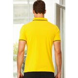 Dewberry T9586 MEN'S POLO NECK T-SHIRT-YELLOW | ePonuda.com