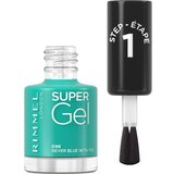 Rimmel London Super Gel STEP1 lak za nohte 12 ml odtenek 098 Never Blue With You | Shoptok.si