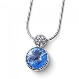 Oliver Weber Ženski wake light sapphire lančić sa swarovski kristalom ( 12267.211 ) | ePonuda.com