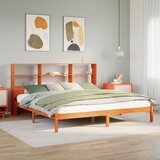 vidaXL Krevet s regalom za knjige bez madraca 180x200 cm od borovine Cijene